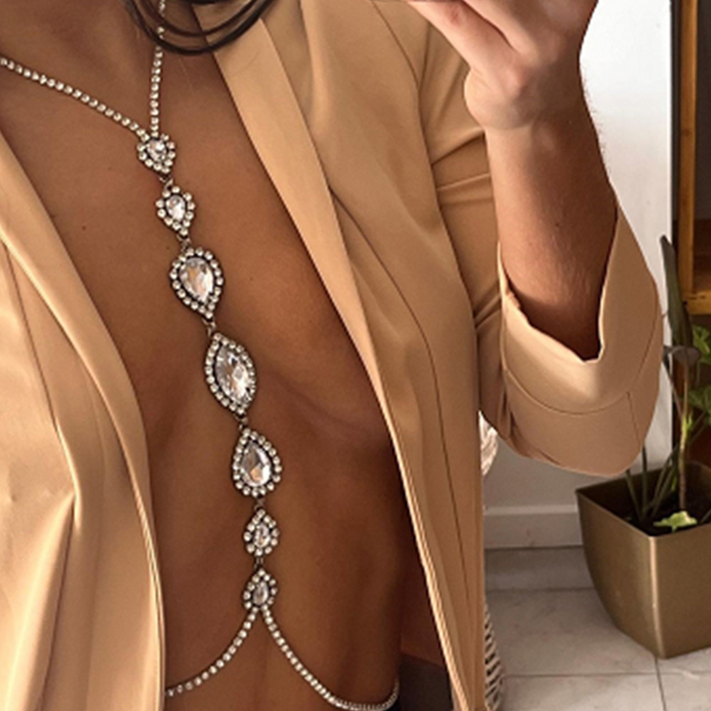 Fashion Sexy Water Drop Neckla - Body Jewelry Retainers recension och pris