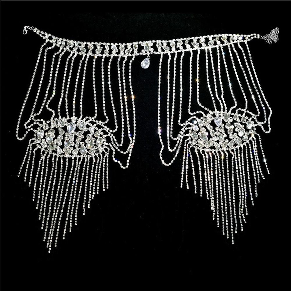 Luxurious Design Rhinestone Sh - Body Jewelry Necklace recension och pris